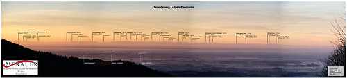 Panorama Grandsberg Sonnenuntergang